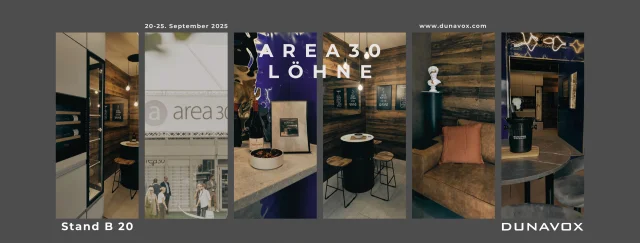 Dunavox auf der Area30 Messe – 2025