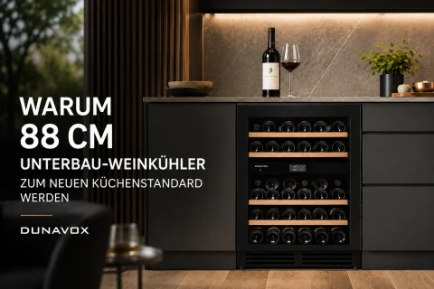 Warum 88 cm Unterbau-Weinkühler zum neuen Küchenstandard werden