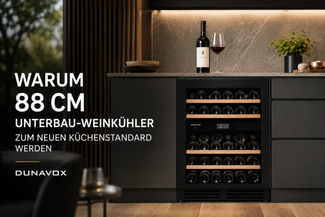 Warum 88 cm Unterbau-Weinkühler zum neuen Küchenstandard werden