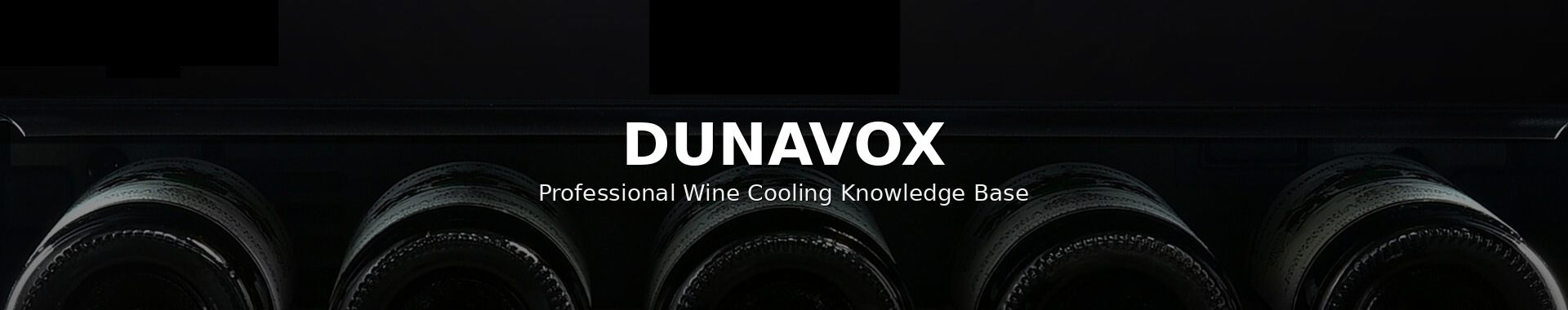 Dunavox professionelle Wein-Kühllösungen — Einbaugeräte in Säule und vollintegrierte Weinklimaschränke